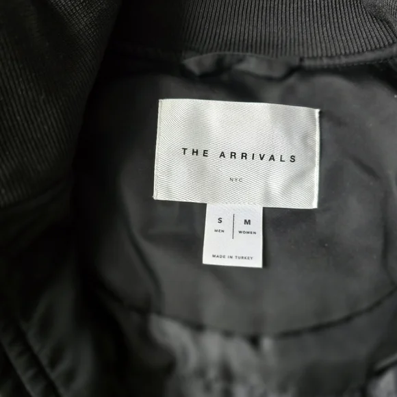 The Arrivals Bomber Jacket, unisex women m/men s, Like New - Picture 4 of 6
